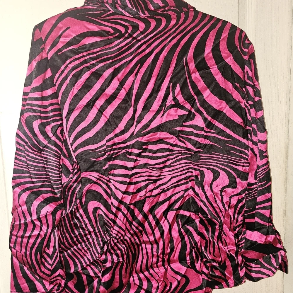 Zebra, pink, black, bold, silk, unique, Vegas, wedding, sequence, vacation,